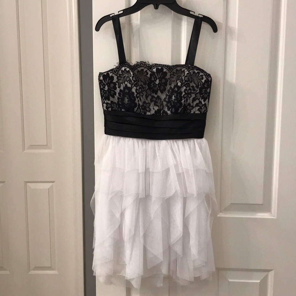 Black and white dress